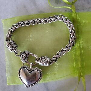 Brighton Puffed Heart Bracelet New Condition